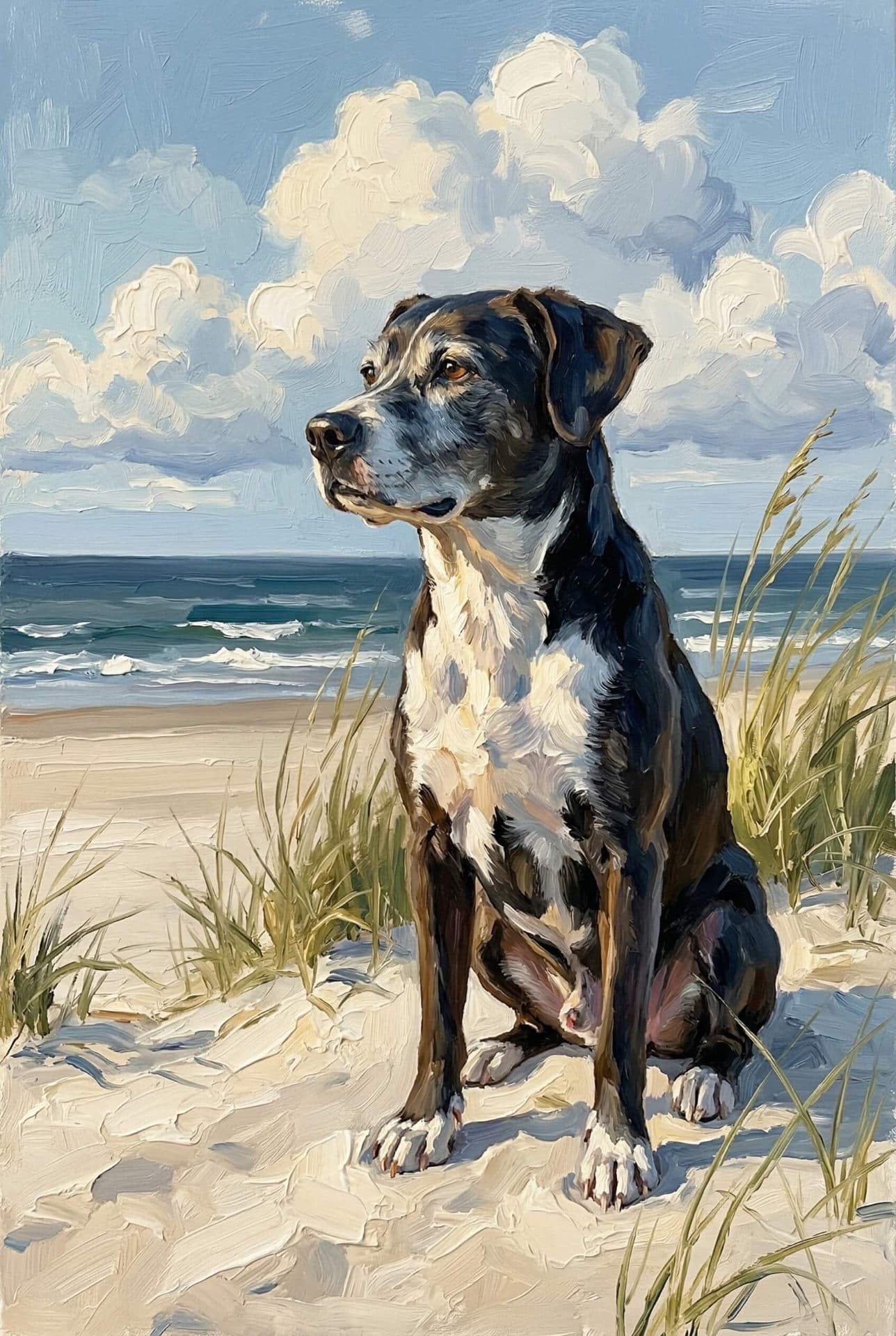 Placeholder coastal pet portrait